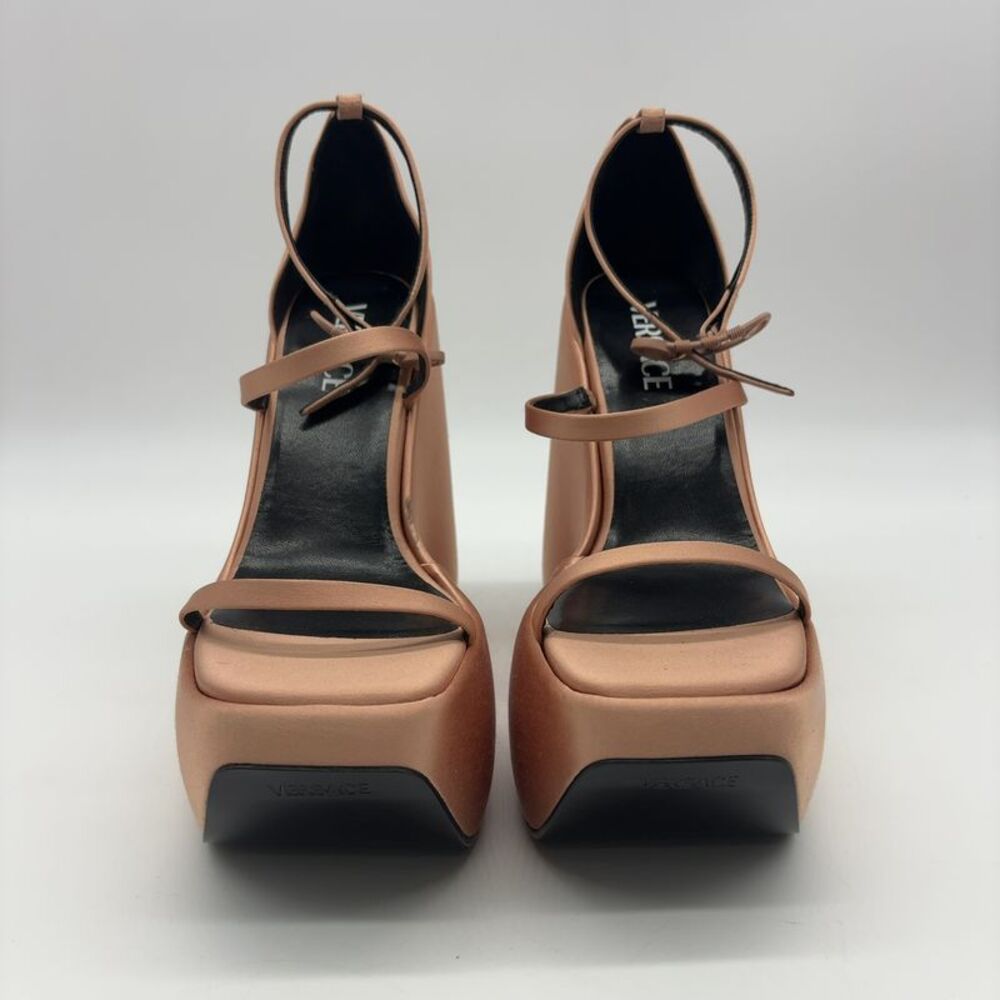 Versace Triplatform wedge sandals